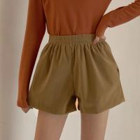 尤柯鸟(yoekbird) 新春优惠时尚韩潮 秋装港风网红款绒面高腰气质显瘦厚外穿短裤热裤