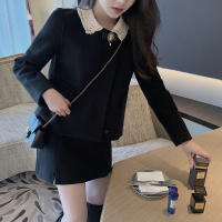 尤柯鸟(yoekbird) 新春优惠时尚韩潮 秋冬洋气时尚长袖上衣半身裙气质两件套