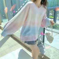 尤柯鸟(yoekbird) 新春优惠时尚韩潮 韩版宽松慵懒风初秋毛衣长袖针织衫