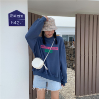 尤柯鸟(yoekbird) 新春优惠时尚韩潮秋季韩版百搭显瘦ins字母印花卫衣