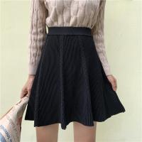 尤柯鸟(yoekbird) 新春优惠时尚韩潮 秋冬新款韩版高腰麻花针织半身短裙a字伞裙打底裙