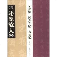 [二手8成新]经典碑帖还原放大集萃:文徵明 阿房宫赋 赤壁赋 9787558602580