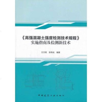 [二手8成新]《高强混凝土强度检测技术规程》实施指南及检测新技术 9787112159918