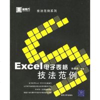 [二手8成新]Excel电子表格技法范例 9787302094708