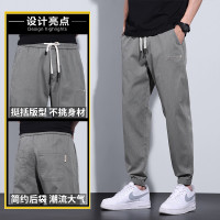 孟康(MENGKANG)2023春秋季新款工装裤男士宽松夏季九分束脚裤休闲长裤