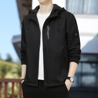 孟康(MENGKANG)外套男2023春秋季新款潮牌休闲连帽夹克男士潮流痞帅气风衣