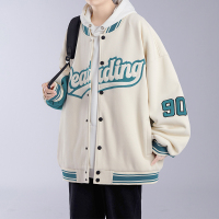 孟康(MENGKANG)外套男士春秋季新款宽松潮牌情侣款上衣服立领休闲百搭棒球服夹克