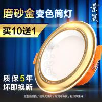 筒灯led开孔5/6.5/7/8公分3w天花射灯走廊客厅桶灯吊顶嵌入式洞灯