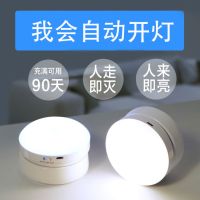 智能人体感应灯led小夜灯 家用过道自动光控楼道走廊壁灯充电电池