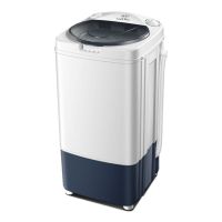 [6.18]科荣脱水机甩干机大容量不锈钢家用小型甩脱天鹅绒|8公斤灰色钢桶