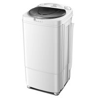 【6.18】科荣脱水机甩干机大容量不锈钢家用小型甩脱天鹅绒|8公斤白色色钢桶蓝光