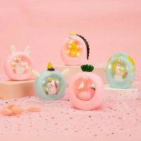 ins少女心独角兽星星小夜灯台灯网红圣诞节礼品卧室房间布置装饰