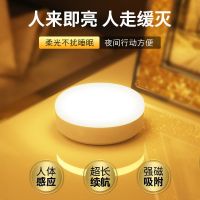 智能led人体感应灯小夜灯卧室楼道过道灯泡无线节能充电光控夜灯