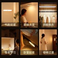 超亮人体感应灯家用全自动不插电光控楼道厕所橱柜充电感应小夜灯