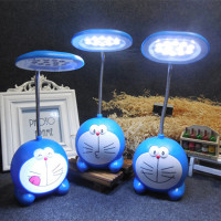 叮当猫led台灯小学生充电护眼学习儿童宿舍卧室书桌台灯小夜灯