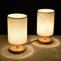 实木卧室简约可调光变色台灯温馨床头灯小夜灯喂奶灯婚庆礼物台灯