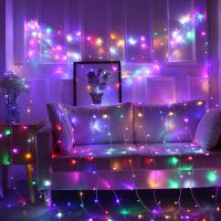 小夜灯彩灯串灯房间装饰品满天星七彩变色户外防水网红装饰灯