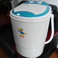 小型迷你洗衣机全半自动家用宿舍单人波轮婴儿童脱水|4.5KG双旋钮+强劲洗涤+杀菌