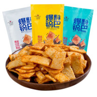 杂粮锅巴80gX2袋 X8 麻辣五香孜然膨化休闲零食品