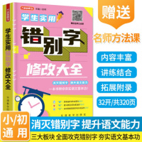 2021版方洲新概念学生实用错别字修改大全小学语文三四五六年级通用统编版消灭错别字正确运用汉字轻松应