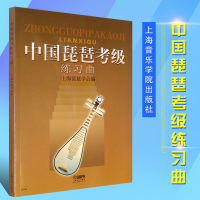 正版中国琵琶考级练习曲 琵琶初级曲目空弦过弦换把扫佛基础技巧教材书 上海音乐学院出版社 琵琶考核基础