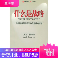 什么是战略:摩根斯坦利所推崇的商业战略思想 【正版图书，放心购买】