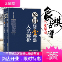 象棋古谱入杀丛书2册 象棋稀有残局古谱入杀解析+全局古谱入杀解析 掌握入局、布局等全盘战术技巧