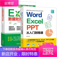 2册 Excel数据处理与分析+Word/Excel/PPT从入门到精通 wps教程word操作指南