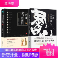 2册 中国书法常识+书法这点事儿(修订版) 书法学习和品鉴书 书法理论知识初学者入门 书法文化鉴赏书