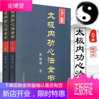 2册 太极内功心法全书 上卷+下卷 太极武术气功 太极拳内功太极拳教程 中国传统功夫教程