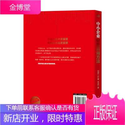 中小企业财务咨询方法 刘国东 孙从青 朱宝珠著 中国华侨出版社 财务咨询师宝典