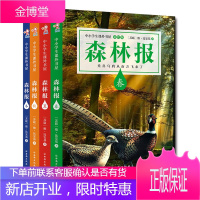 正版 4册森林报春夏秋冬彩绘版全套 提高孩子听说读写能力 三四五六年级小学生课外阅读书籍 8-1