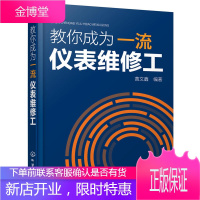 教你成为一流仪表维修工 仪器仪表维修书籍 仪表常见故障与处理及故障实例分析 仪表维修工实用技能详解