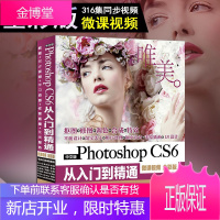 Photoshop CS6从入门到精通PS教程(全彩印 高清视频版)ps视频教程pscs6书籍