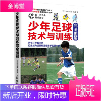 少年足球技术与训练完全图解 足球书青少年战术布局训练技巧书籍基础教程足球教练教学用书足球