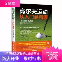 高尔夫运动从入门到精通 全彩图解第2版 保罗 高尔夫运动专业训练书籍高尔夫基础运动技术动作要领高尔夫