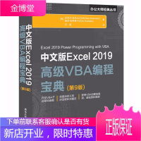 中文版Excel 2019高级VBA编程宝典 第9版 Excel VBA 编程实战宝典教程书籍