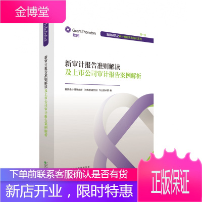 新审计报告准则解读及上市公司审计报告案例解析