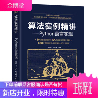 算法实例精讲Python语言实现Python数据结构与算法Python编程入门 Python程序