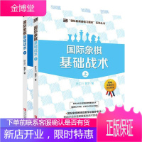 国际象棋基础习题库 国际象棋基础战术(上下2册) 国际象棋书籍教材大全 象棋棋谱大全入门书籍 国际