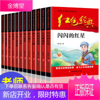 中国红色经典革命英雄的故事12册小学版三四五六年级课外书儿童读物抗日战争年代绘本先锋传奇人物