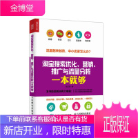 淘宝搜索优化 营销 推广与流量分析一本就够 SEO 搜索优化 淘宝营销
