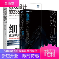 游戏开发 世嘉新人培训教材+游戏设计的236个技巧书籍