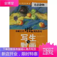 色彩静物写生与默画(基础美术对比训练教材)[正版图书 放心购买]
