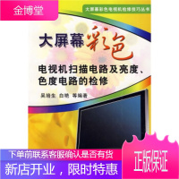 大屏幕彩色电视机扫描电路及亮度、色度电路的检修[正版图书 放心购买]