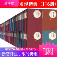 名著名译精装丛书[全116册]名家名译世界文学名著 世界经典名著全套 人民文学出版社