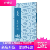 名家集字心经 王宠小楷心经 何有川 小楷入门临摹练习书籍 楷书教程 书法字帖描红 艺术书法赏析读物