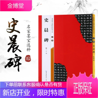 [米字格放大版]汉隶史晨碑 名家墨宝选粹临帖 大开本 武鄂编著 中国书法毛笔软笔行书练字帖 成人学生
