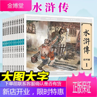大图大字 水浒传连环画(套装全12册)大字大图儿童绘本小人故事书系列四大名著连环画