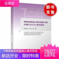 正版书籍 钾修饰镁铝水滑石富氢气体中温CO/CO2净化研究朱炫灿吸附动力学钾修饰镁铝水滑石的中温C